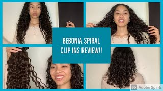 Bebonia Curly Clip In Hair Extensions Review | 1St Impressions Not Sponsored!!