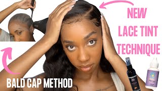 How To Install A Lace Wig For Beginners Step By Step + New Lace Tint Method & Bald Cap Method