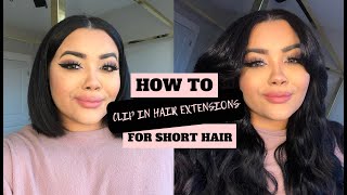 Clip In Extensions For Short Hair / Bellami Hair