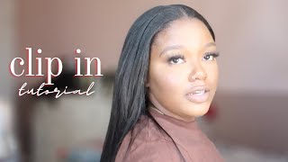 Clip Ins Or Versatile Sew In!??  | How I Do My Clip-In Extensions | Affordable Clip In Tutorial