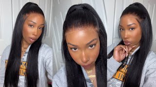 Why Would You Ever Need Baby Hair With This Wig| Extremely Natural Wig| Hd Lace Yaki Wig| Ft. Ywigs