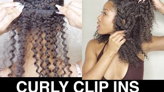 How To Make Clip-Ins Natural Curly Hair (Very Detailed)