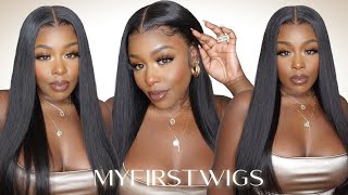Slayed Most Natural Hairline! Must Have! Beginner Friendly 13X6 Sleek Straight Unit! Myfirstwig.Com