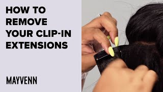 Hair To Remove Your Clip-In Extensions