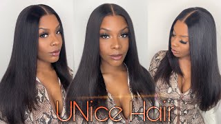 Perfect Beginner Friendly Frontal Wig Install | Unice Hair Pre Layered  Wig ￼