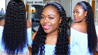 I'M Sold! No More Wigs For Me! Easiest Protective Style For Lazy Naturals/ Headbandwig - Ft Ula