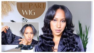 Easy U-Part Wig Install | Mytresses Gold Label Leave Out Wig| Hh Loose Deep 20"