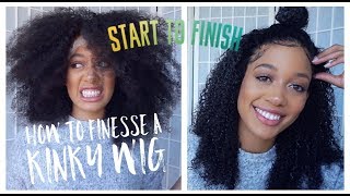 Styling A Kinky Curly Wig + Tips For Maintenance L Mercy Hair Extensions Review