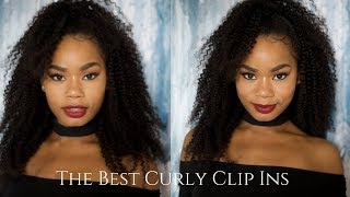 How To Style Kinky Curly Clip In Hair Extensions | Power Hair Collection