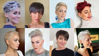Pixie Haircuts For Older Women 2022 | Short Pixie Haircut Ideas 50