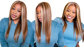 3 Step Install Process | T-Part Lace Highlight Wig Install | Amazon Beautyforever Hair