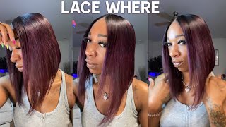 Amazon Wig Under $100  | Ft. Upermall Very Affordable 4X4 Closure Bob Wig  Lace Where??