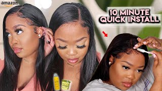 Quick 10 Minute Amazon Lace Front Wig Install | Unice
