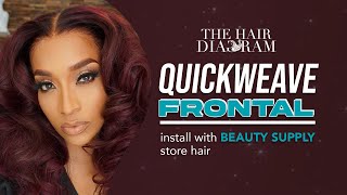 How To Make A Quickweave Wig With Frontal On A Budget #Boldhold