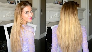 How To Clip In Hair Extensions Without Teasing!