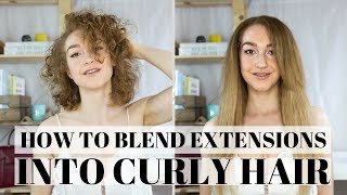 How To Blend Hair Extensions Into Curly Hair