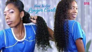 Affordable Amazon Curly Hair Clip In Extensions • How To Blend On Natural Hair Tutorial ☆