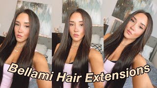 Bellami Clip In Extensions-Before & After | Magnifica 240G 24"