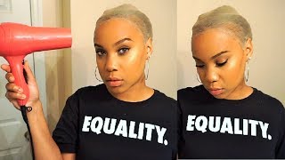 I'M Bald!! | How I Apply My Wig Using The Stocking Cap Method | Ft. Lavy Hair