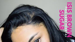 How To Customize Lace Frontal | 13X4 Lace Frontal Wig Bsf01| Isis Brown Sugar X Samsbeauty