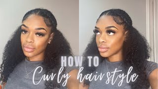 Cute Curly Hairstyle || Lacer Hair
