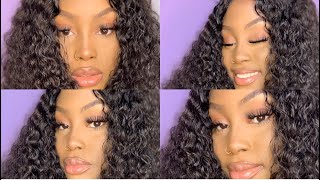 Beautiful Curly 4X4 Lace Wig Install Ft Kriyya Hair | Rudynasty
