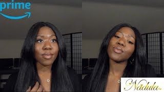 Amazon Prime Your Inches || Nadula Kinky Straight Wig Review | Unboxing, Customizing + Styling