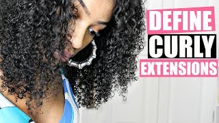 How To Define Curly Hair Extensions► Wigs, Weave, Clip Ins