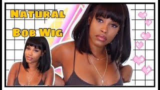 How To Make A Free Part Wig With Bangs Look Natural Af!