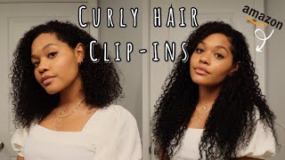 How To Install (Affordable) Curly Hair Clip-Ins & Protective Style