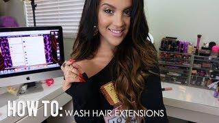 How To: Wash Clip-In Hair Extensions