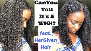 Slaying My First U-Part Wig Feat. Hergiven Hair