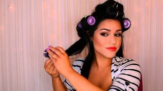How To: Long Lasting Curls Using Hot Rollers On Your Luxury For Princess Hair Extensions