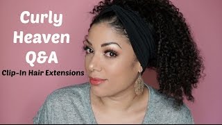 Curly Clip-In Hair Extensions Q&A | Curly Heaven