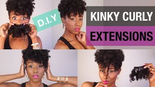 Curly Hair Solutions | Diy Curly Clip In Extensions | Cheap Afro Kinky Extension Hair | Up Do