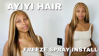 Freeze Spray Install | Ayiyi Hair