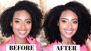 Kinky Curly Clip In Extensions Review & Tutorial Ft Curlscurls For More Length & Volume!