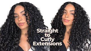 Curly Hair Extension Transformation Grwm! Irresistible Me Hair