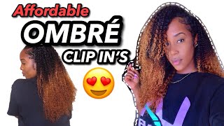 Affordable Ombré Curly Clip Ins!!!! | Curl Curls
