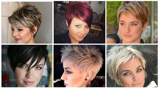 Hot Trendz Hair Dye Colours// Vintage Style Layered Short Hair Cutting Ideas