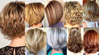 Top100+Latest Medium Brown Color Hair Dye With Highlights|Hair Colors Trends/Bob Hair Cut2022