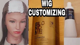 Detailed Tutorial 4X4 Lace Closure Wig Customizing | Bleached Knots And Plucking