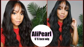 Alipearl 6*6 Body Wave Lace Closure Wig | Styling + Review