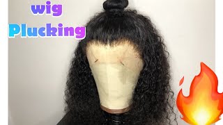 Easy Step By Step Lace Wig Plucking (Fason Pou Fe Lace Frontal Sanble Po Tet Ou)