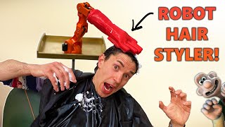 Crazy Robot Hair Styler With Wallace And Gromit!