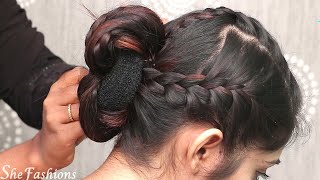 Latest Hairstyles For Party/Wedding | Easy Hairstyle For Beginners Step By Step | Hair Style Girls