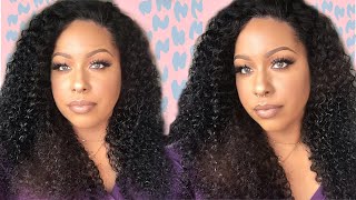 Curls For The Girls! Affordable & Realistic Curly 6X6 Human Hair Closure Wig! | Asteria Hair
