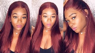 No Bleached Knots,No Plucking‼️|99J Straight Lace Wig|Ft .Supernova Hair
