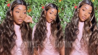 Gorgeous Highlighted Lace Front Bodywave Wig Ft. Megalook Hair | Petite-Sue Divinitii