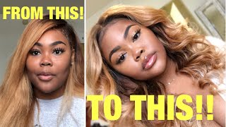 Turning A Frontal Into A Closure. I Saved My Wig! Wig Reconstruction Ft Unice Hair